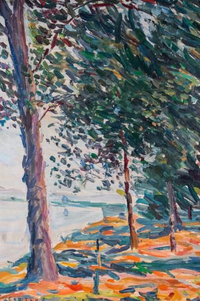 Emile SABOURAUD (1900-1996) ?Paysage à la...
