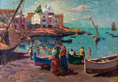 Alexandre URBAIN (1875-1953) 

La baie de...