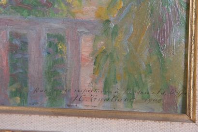 Jean Gabriel GOULINAT (1883-1972) 

La pergola....