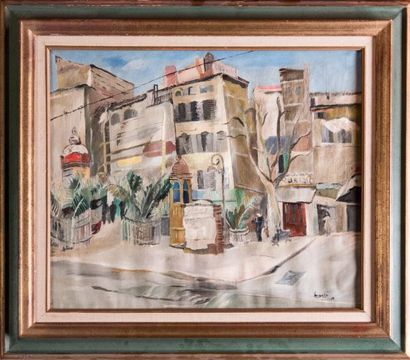 Dora BIANKA (1895-1979) 

Paysage urbain.1928.?Huile...