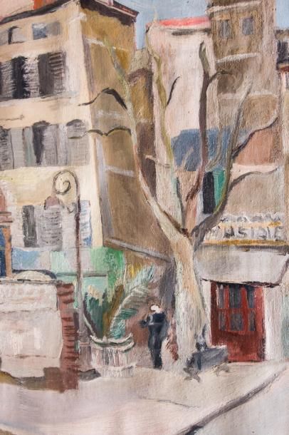 Dora BIANKA (1895-1979) 

Paysage urbain.1928.?Huile...