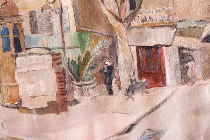 Dora BIANKA (1895-1979) 

Paysage urbain.1928.?Huile...