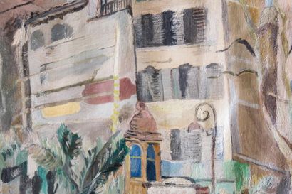 Dora BIANKA (1895-1979) 

Paysage urbain.1928.?Huile...