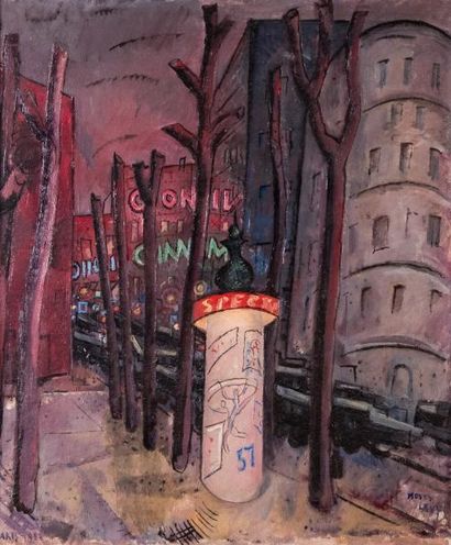 Moses LEVY (1885-1968) 

Paris. 1932.?Huile...