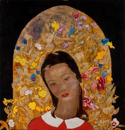 Alix AYME (1894-1989) 

Portrait d’indochinoise....
