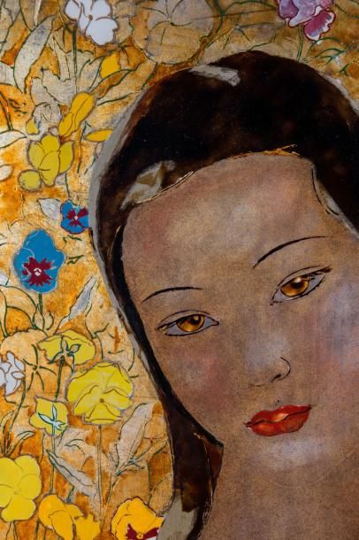 Alix AYME (1894-1989) 

Portrait d’indochinoise....