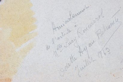 Odette BELMONTE-AYME (1904-?) 

Jeune algérienne....