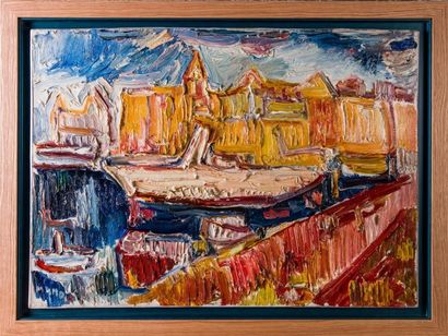 Richard MANDIN (1909-2002) 

Le Vieux Port,...
