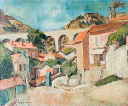 Antoine FERRARI (1910-1995) 

Le viaduc de...