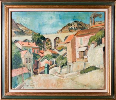 Antoine FERRARI (1910-1995) 

Le viaduc de...