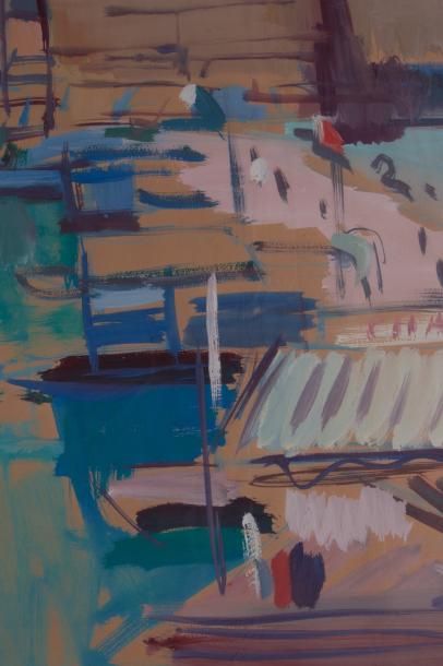 Antoine FERRARI (1910-1995) 

Le port de...