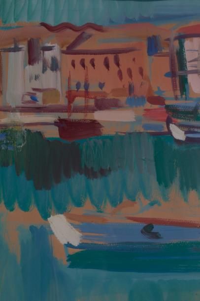 Antoine FERRARI (1910-1995) 

Le port de...