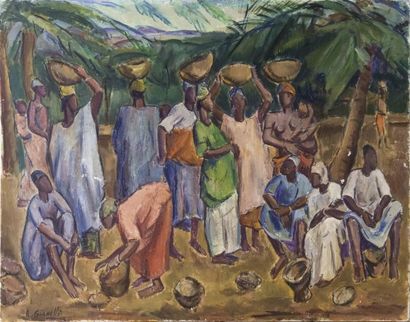 Antoine Marius GIANELLI (1896-1983) 

Marché...