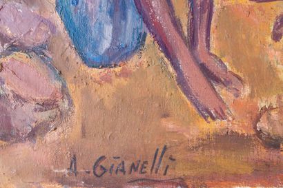 Antoine Marius GIANELLI (1896-1983) 

Marché...