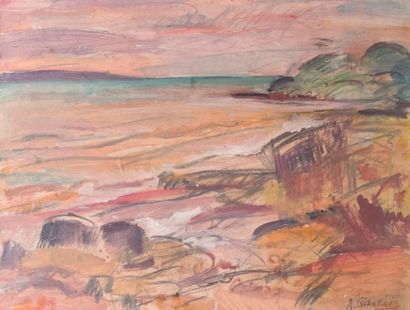 Antoine Marius GIANELLI (1896-1983) 

Paysage.?Huile...