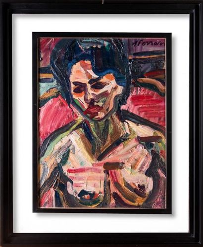 Antoine FERRARI (1910-1995) 

Torse de femme.?Huile...