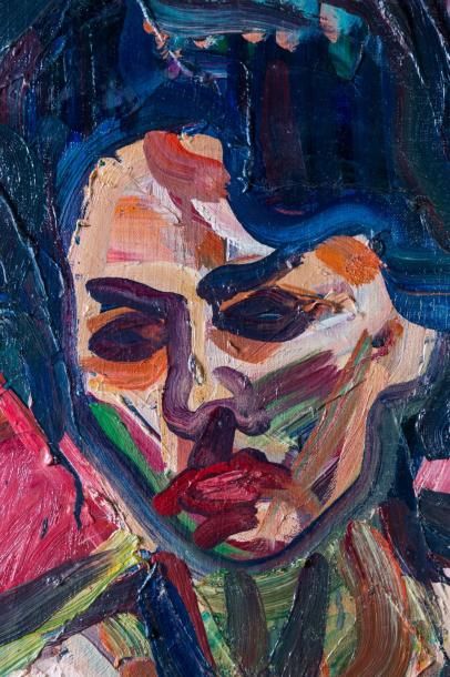 Antoine FERRARI (1910-1995) 

Torse de femme.?Huile...