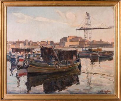 B. LURIO (XX) 

Le pont transbordeur, Marseille....