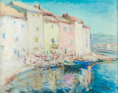 Antoine SERRA (1908-1995) 

Les martigues.?Huile...