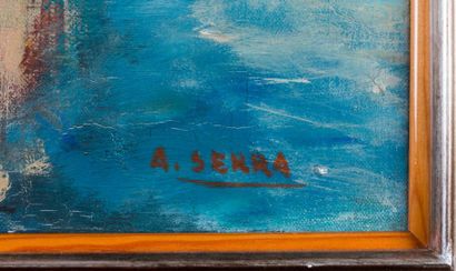 Antoine SERRA (1908-1995) 

Les martigues.?Huile...