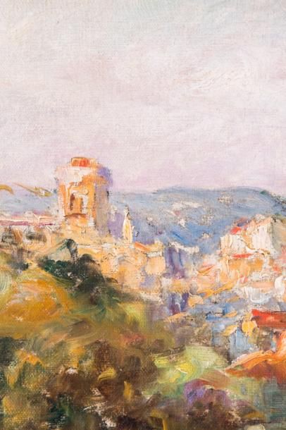 Charles VIONNET (1858-1923) 

Village en...