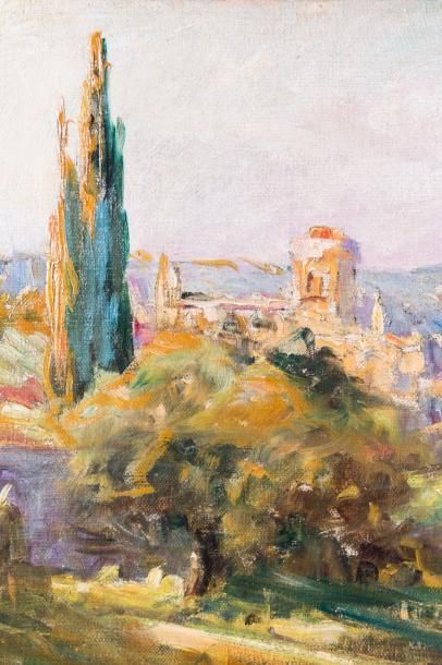 Charles VIONNET (1858-1923) 

Village en...
