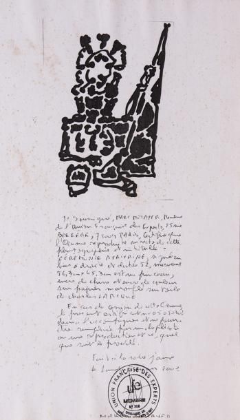 Charles LAPICQUE (1898-1988) 

Parade africaine....