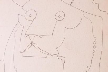 Charles LAPICQUE (1898-1988) 

Portrait de...