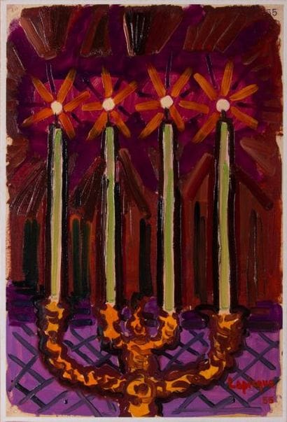 Charles LAPICQUE (1898-1988) 

Le chandelier....