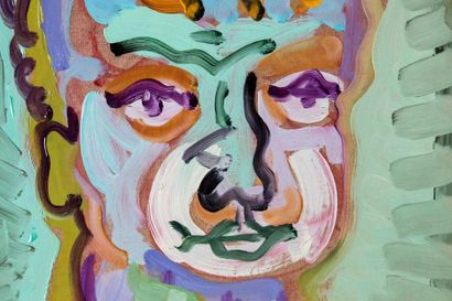 Charles LAPICQUE (1898-1988) 

Tête de Romain....