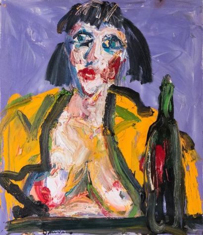 Bernard DAMIANO (1926-2000) 

Femme.?Huile...