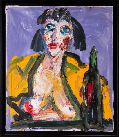 Bernard DAMIANO (1926-2000) 

Femme.?Huile...