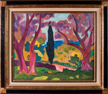 Georges MARCHOU (1898-1984) 

Paysage.?Huile...