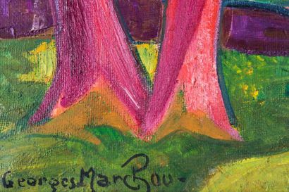 Georges MARCHOU (1898-1984) 

Paysage.?Huile...