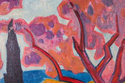 Georges MARCHOU (1898-1984) 

Paysage.?Huile...