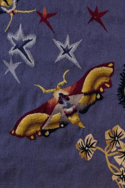Jean LURCAT (1892-1966) 

Papillon de nuit?Tapisserie.?Atelier...