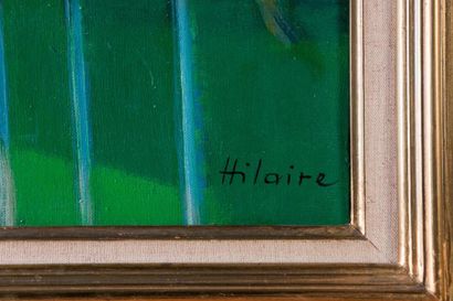 Camille HILAIRE (1916-2004) 

Le paddock.?Huile...