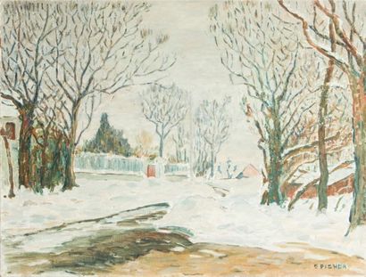 Guy PICHON (1933-2007) 

Paysage.?Huile sur...