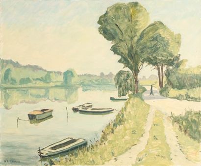 Guy PICHON (1933-2007) 

Saint Valerie, Somme....