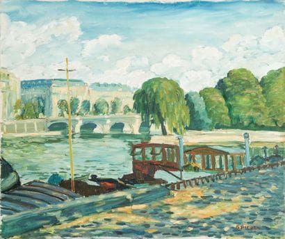 Guy PICHON (1933-2007) 

La Swweine à Paris....