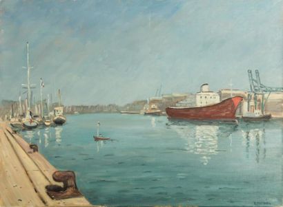 Guy PICHON (1933-2007) 

Le Havre.?Huile...