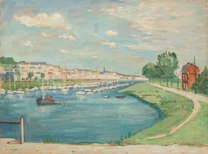 Guy PICHON (1933-2007) 

Saint Valérie, bord...