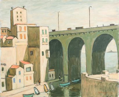 Guy PICHON (1933-2007) 

Anse de Malmousque....