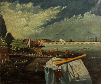 Guy PICHON (1933-2007) 

Musique.?Huile sur...