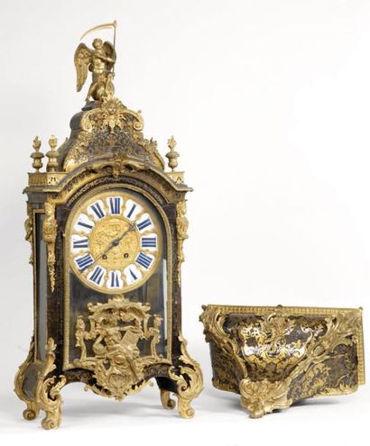 Cartel à poser sur son socle en placage d'écaille...