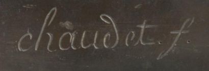CHAUDET F (pour fécit)
Buste de l'Empereur...