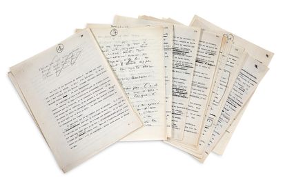 SAINT-EXUPÉRY Antoine de (1900-1944)
MANUSCRIT...