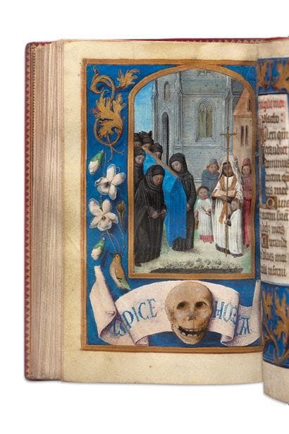 
LIVRE D’HEURES À L’USAGE DE ROME ET DE L’ABBAYE...