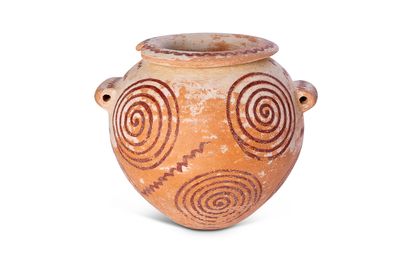 EGYPTE
Vase à panse piriforme et à lèvre...
