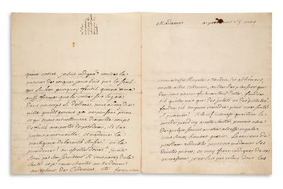 VOLTAIRE (1694-1778)
L.A.S. « frere Voltaire...